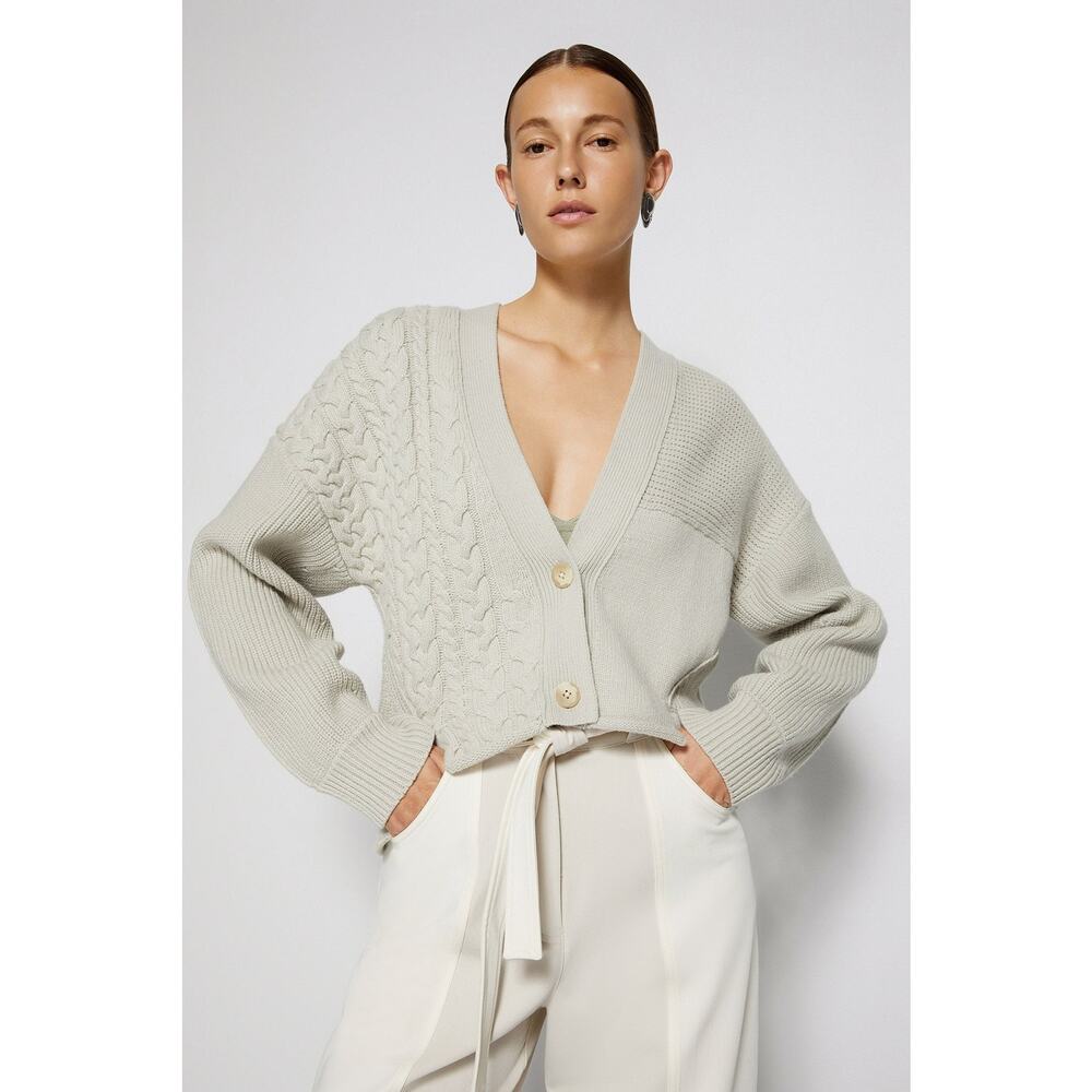 Jonathan Simkhai Penny Patchwork Cardigan - Xs - … - image 2